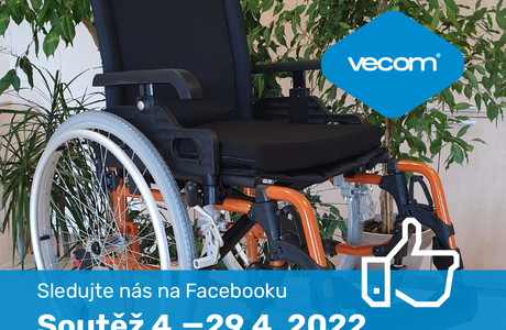 Vecom soutěž na Facebooku o invalidní vozík
